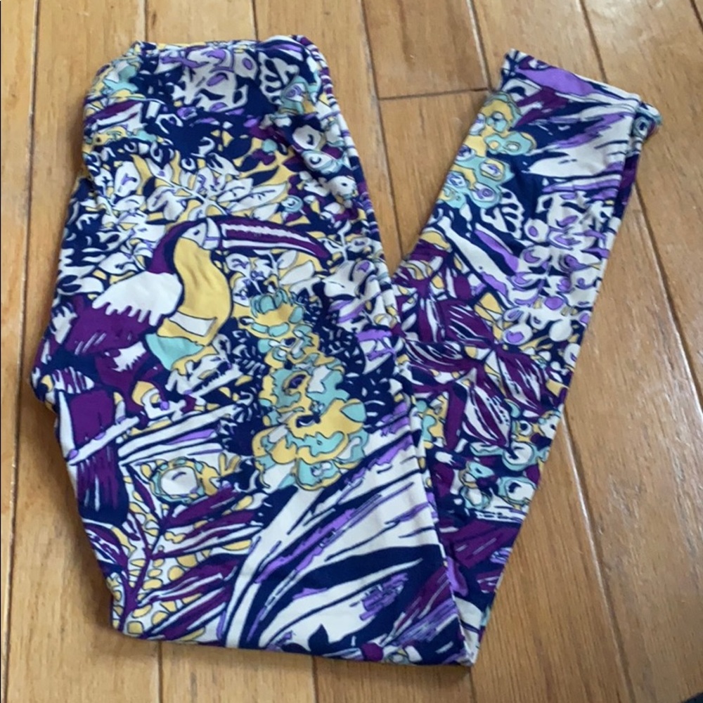 Lularoe leggings - toucans